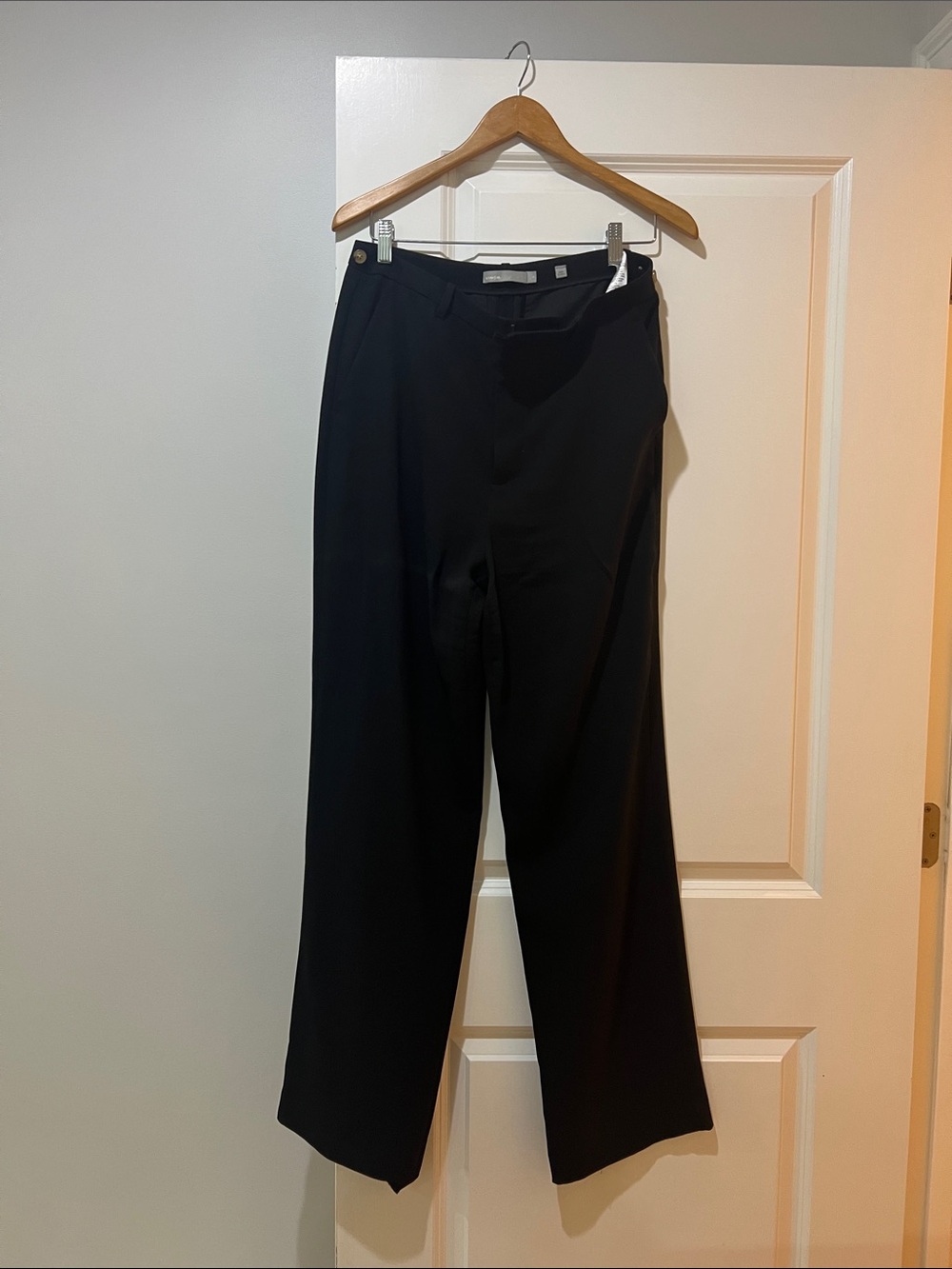 Vince Black Men's Dress Pants - Straight Tailored Fit